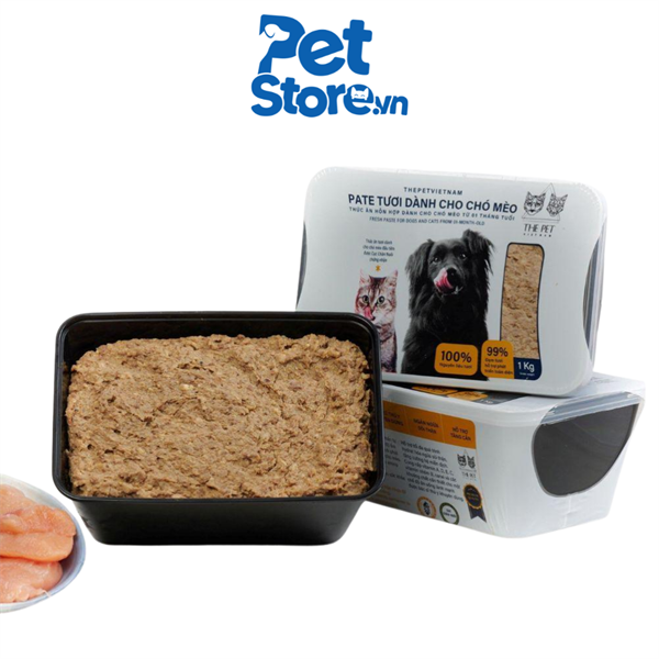 Pate tươi chó mèo The Pet 1kg