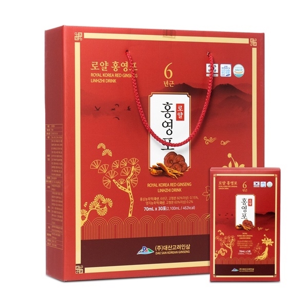 Nước Hồng Sâm Linh Chi daesan 70ml x 30 gói