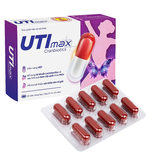 UTIMAX Cranbiotics - Hỗ Trợ Cải Thiện Sức Khỏe Cho Nữ Giới