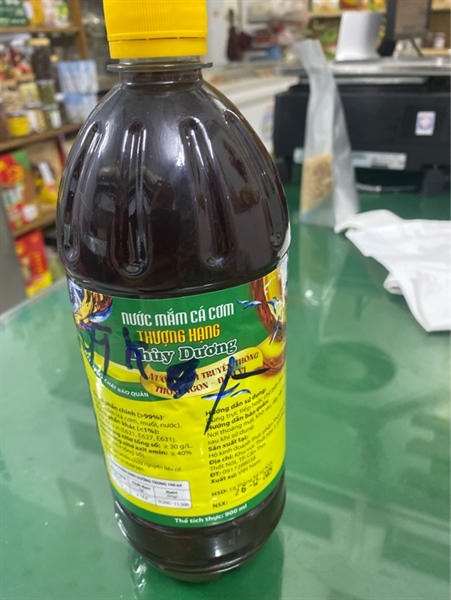 Nước mắm cá cơm thượng hạng Thùy Dương