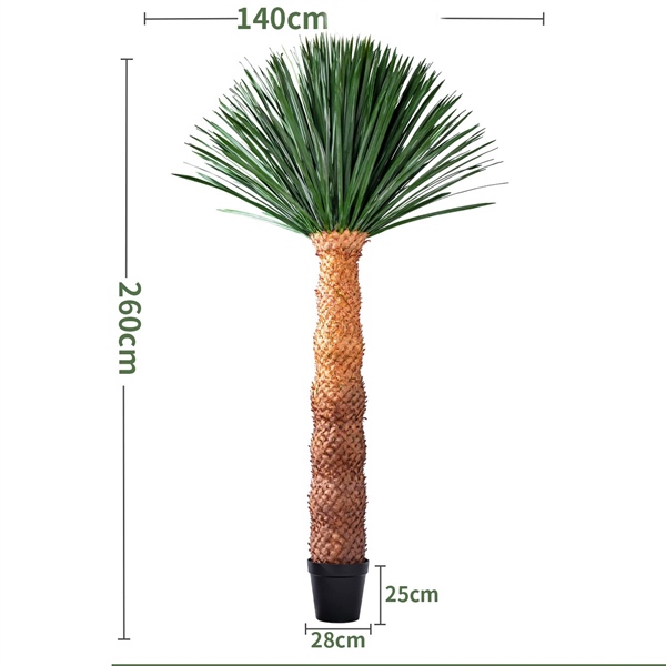 Cây phát tài lá kiếm xanh - 2,6m - Cây - Hoa Lụa Vân Vượng