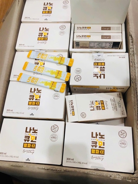 Tinh chất nghệ nanocumin Hàn Quốc hộp 30 gói hàng xách tay