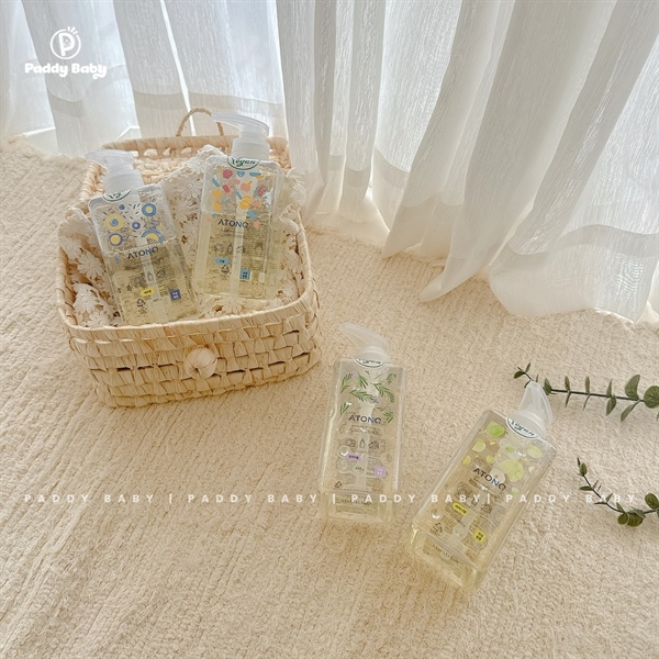 NƯỚC RỬA BÌNH, RAU CỦ QUẢ VÀ CHÉN BÁT THUẦN CHAY ĐẬM ĐẶC ATONO2 CHO BÉ TỪ 0M+