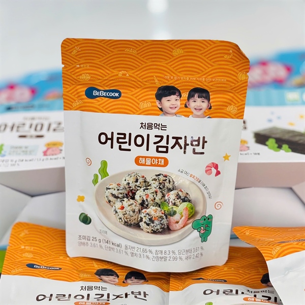 Rong biển rắc cơm Bebecook vị hải sản 12M+