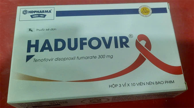 Hadufovir (Tenofovir 300mg) (Hộp 3 vỉ x 10 viên) - Hải Dương/VN
