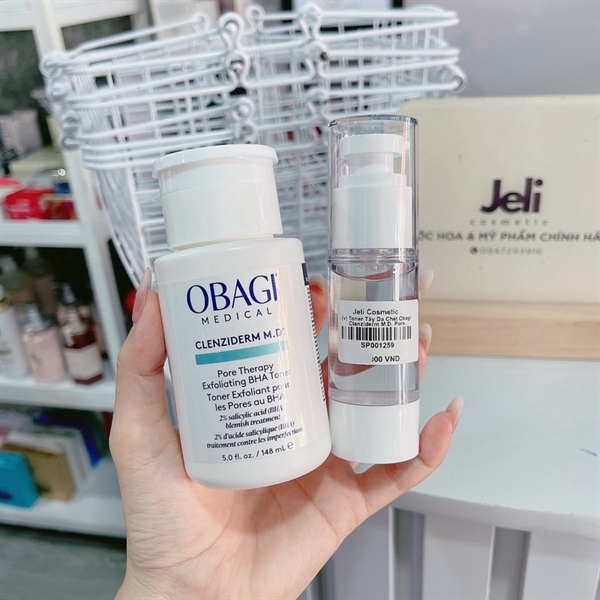 (v) Toner Tẩy Da Chết Obagi Clenziderm M.D. Pore Therapy Exfoliating BHA Toner - Chiết 30ml