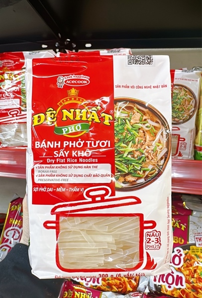 Bánh phở sấy khô