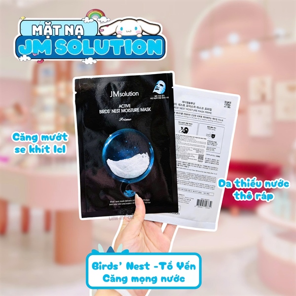 (VAT) Lẻ Miếng Mặt Nạ JM Solution Bird's Nest - Tổ Yến(H10)(107)