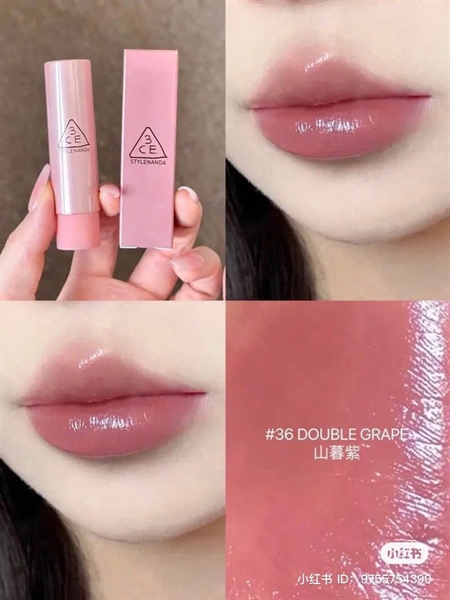 (VAT) Son dưỡng 3ce dạng thỏi #36 - Double Grape