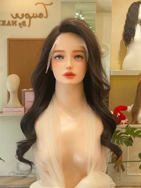 TÓC BỘ MUSE EXTRA LONG - (PRE) - SIÊU DA VIỀN LƯỚI LACE - ĐEN