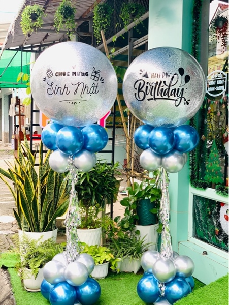 Trụ Bóng Jumbo Kim Tuyến - Bạc