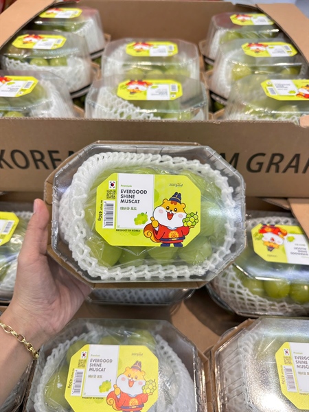 Nho Mẫu Đơn Hàn 450GR