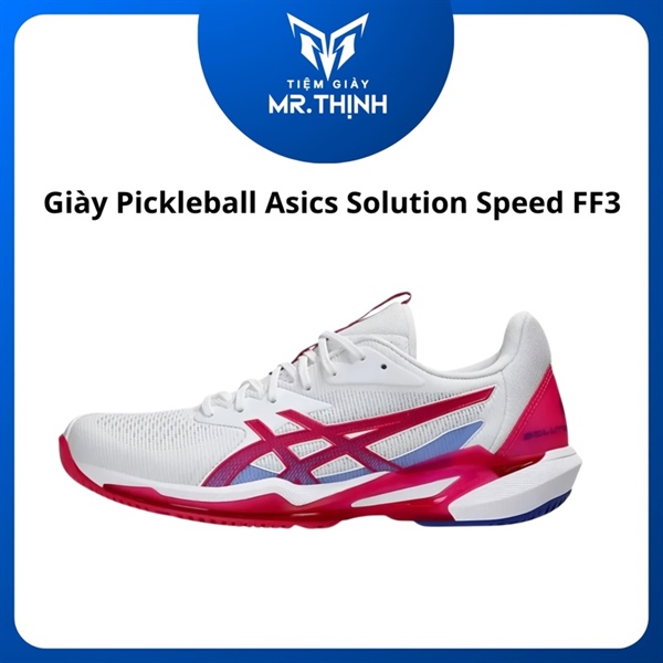 Giày Pickleball Nữ Asics Solution Speed FF3 Chính Hãng 2025 | Hồng