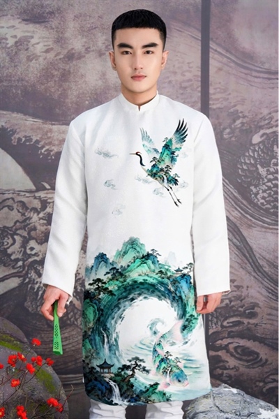 Áo Dài - Bích Sơn Linh Hạc