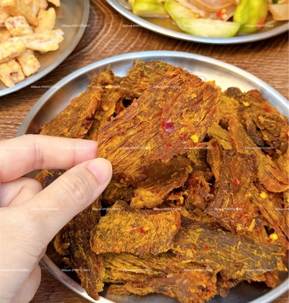 Bò khô lát mini