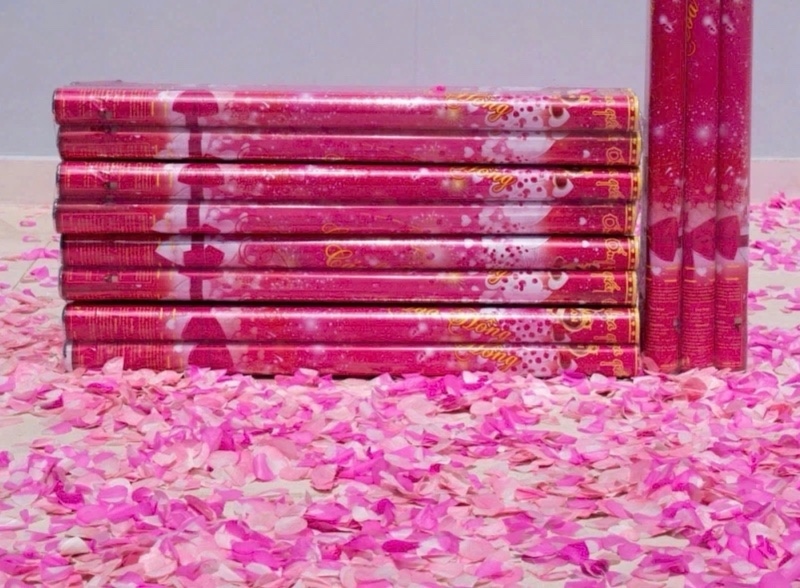 Ống pháo phụt cánh Hoa hồng 60cm