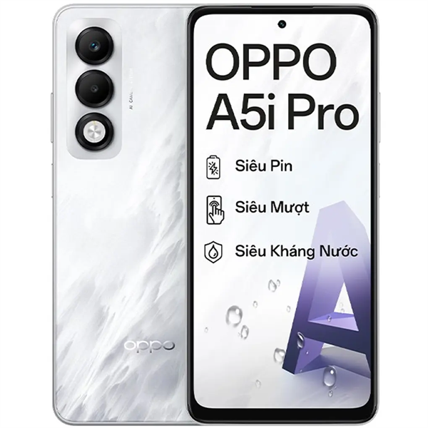 Điện thoại OPPO A5i Pro Trắng 8GB | 128GB