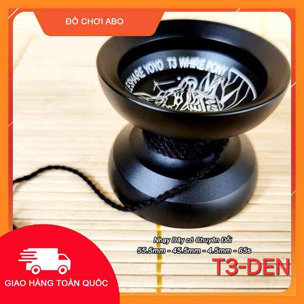 T3-DEN YOYO LESHARE 1A KIM LOẠI, KHÔNG NHẠY DÂY, WHIRE PONY