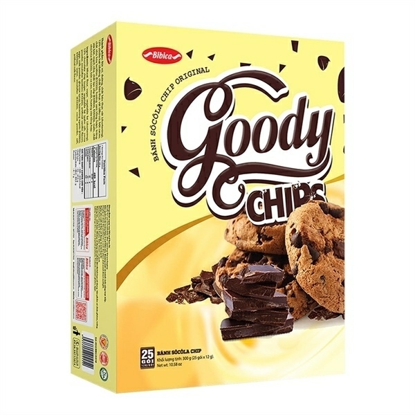 Bánh Goodychips Bibica hộp giấy 300g