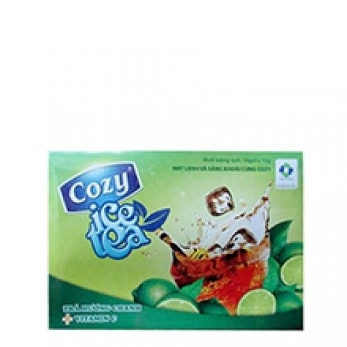 Trà hòa tan Cozy Icetea vị chanh hộp 240g (16 gói x 15g)