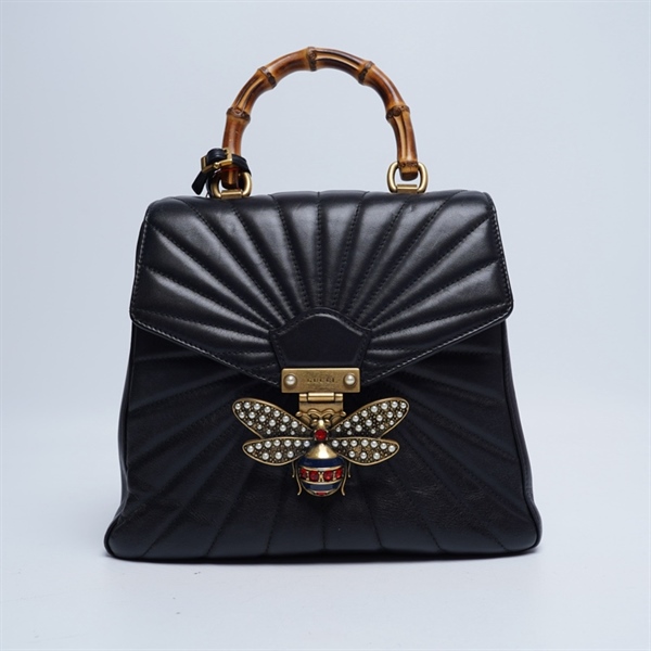 Balo GG đen khóa con ong (476664-204991) sz26-11-24 (HN) KG+