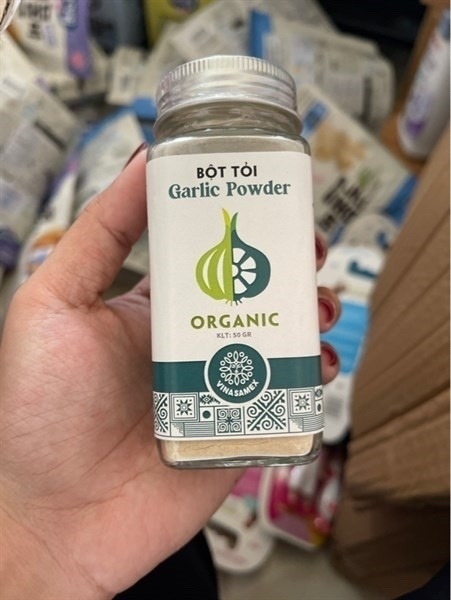 Bột tỏi hữu cơ Vinasamex 50g