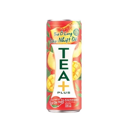 Trà Ô Long đào trái cây nhiệt đới 320ml