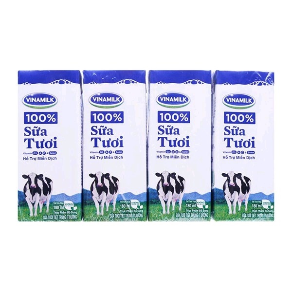 Vinamilk ít đường 180ml