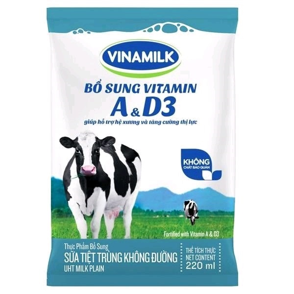 Sữa DD Không Đường Vinamilk F220ml