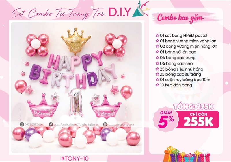 Set Trang Trí Mini MN-10