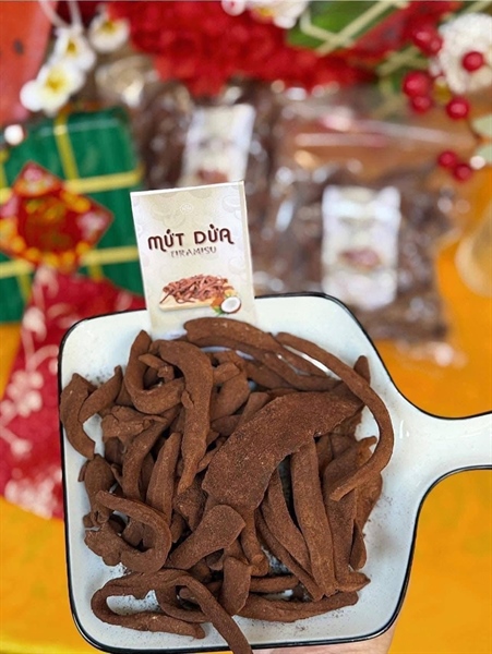 Mứt Dừa Dẻo Tiramisu