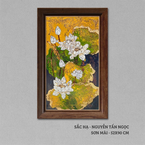 Sắc hạ 93 - Nguyễn Tấn Ngọc - 52x90 cm