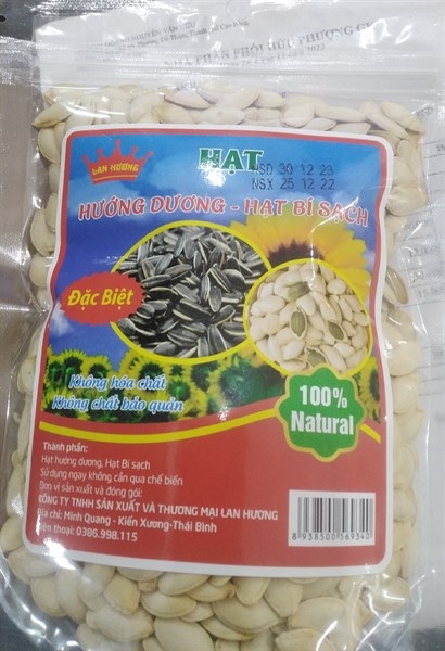 Hạt bí sạch lan Hương 250g