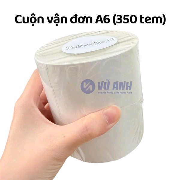 Tem vận đơn A6 decal nhiệt 100x150mm (T/30 Cuộn)