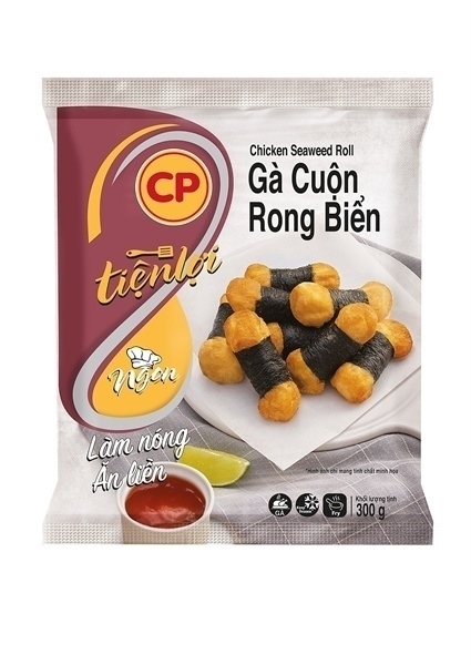 Gà cuộn rong biển viên C.P 300g/gói