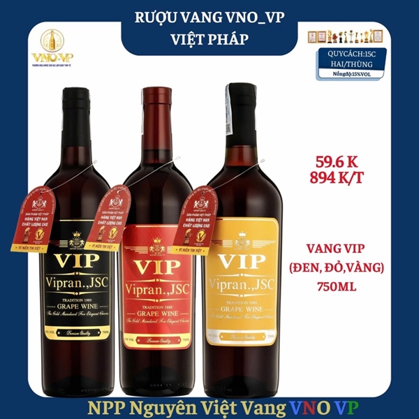 Rượu vang vip đỏ