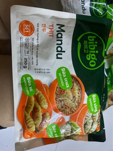 Mandu nhân thịt 250GR