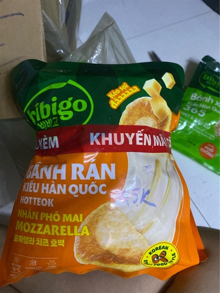 Bánh rán kiểu Hàn Quốc nhân phô mai Mozzarella 300g