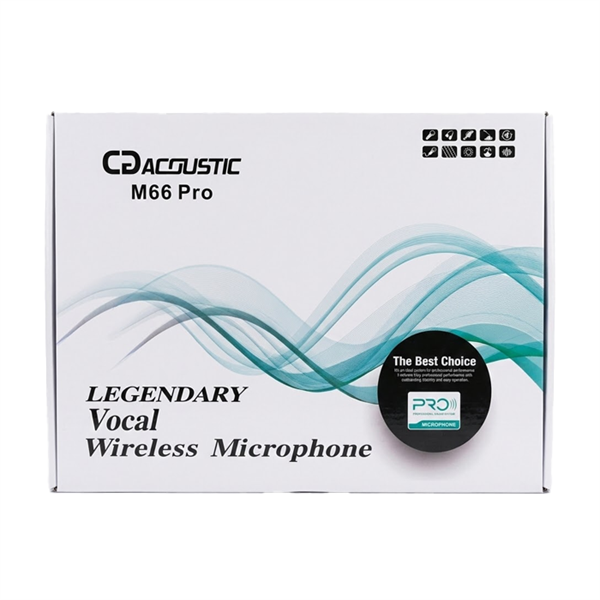 BỘ MIC KHÔNG DÂY CD ACOUSTIC M66 PRO