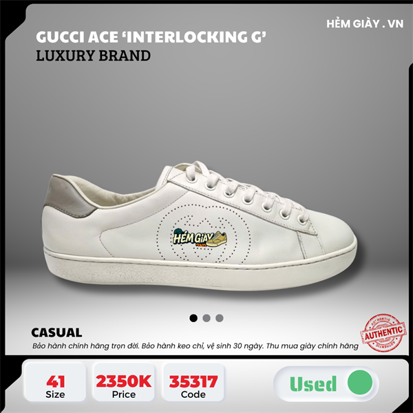 Gucci Ace ‘Interlocking G’ 599147 AYO70 9094