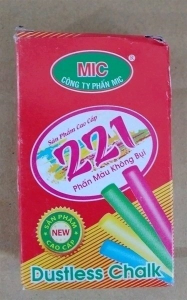 Phấn màu không bụi mic hộp 10 viên