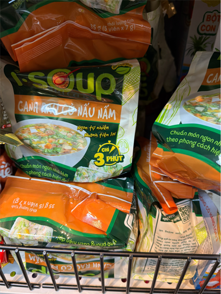 Canh Ăn Liền Isoup Rau Củ Nấu Nấm