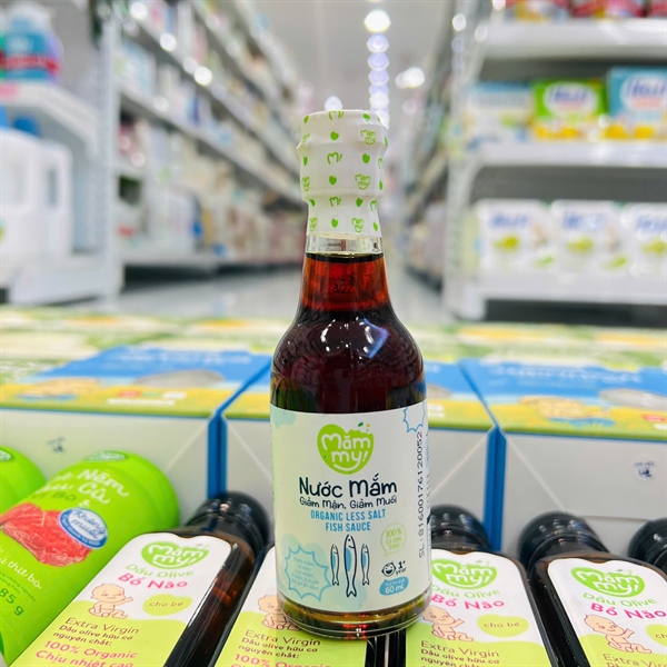 Nước mắm Mămmy giảm mặn, giảm muối 60ml 1+