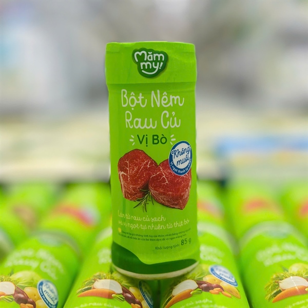 Bột nêm rau củ không muối Mămmy vị bò 1+