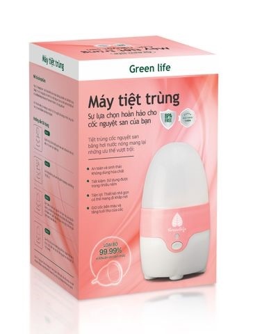 Máy tiệt trùng cốc nguyệt san Green Life (Tròn)