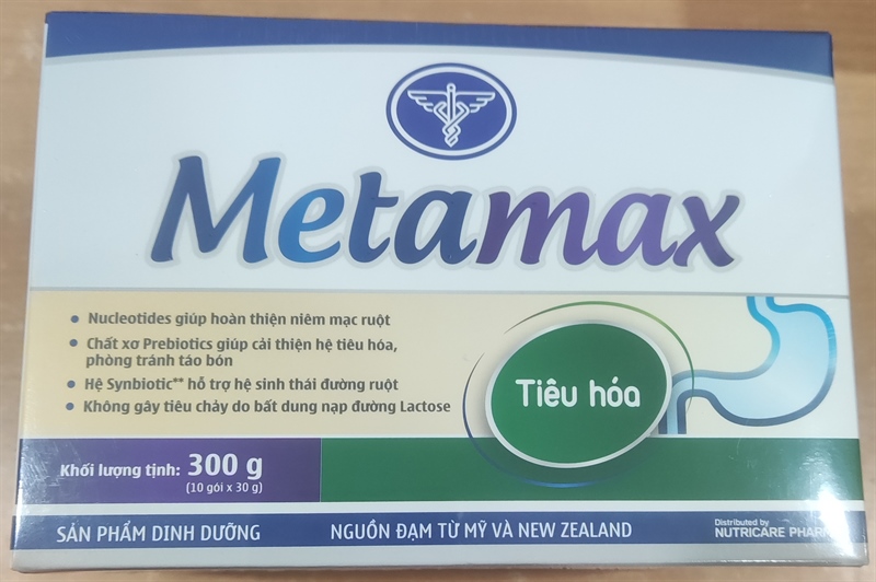 Bổ sung lợi khuẩn Metamax (Hộp 10 gói x 30g) Cải thiện rối loạn tiêu hóa, mất cân bằng hệ vi sinh đường ruột - Nutricare Pharma
