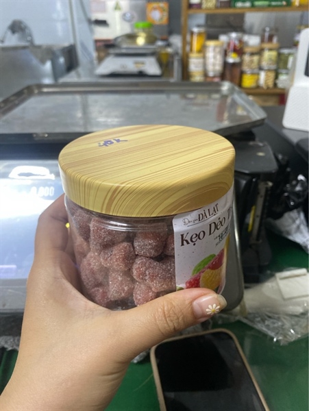 kẹo dâu Tây hũ 250gr đà Lạt