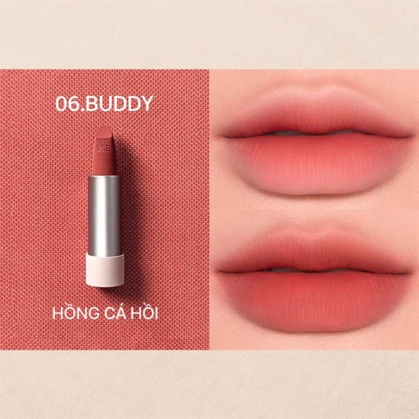 Son thỏi mềm môi 3CE 06 BUDDY (VAT)