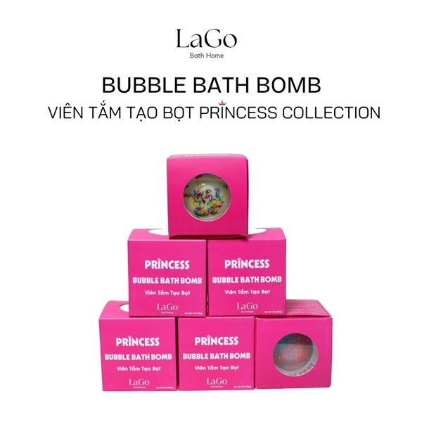 Viên tạo bọt bồn tắm - Princess Collection