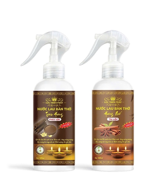 Nước Lau Bàn Thờ Hương Quế 500ml